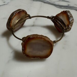 Elegant Brown Stone Bracelet